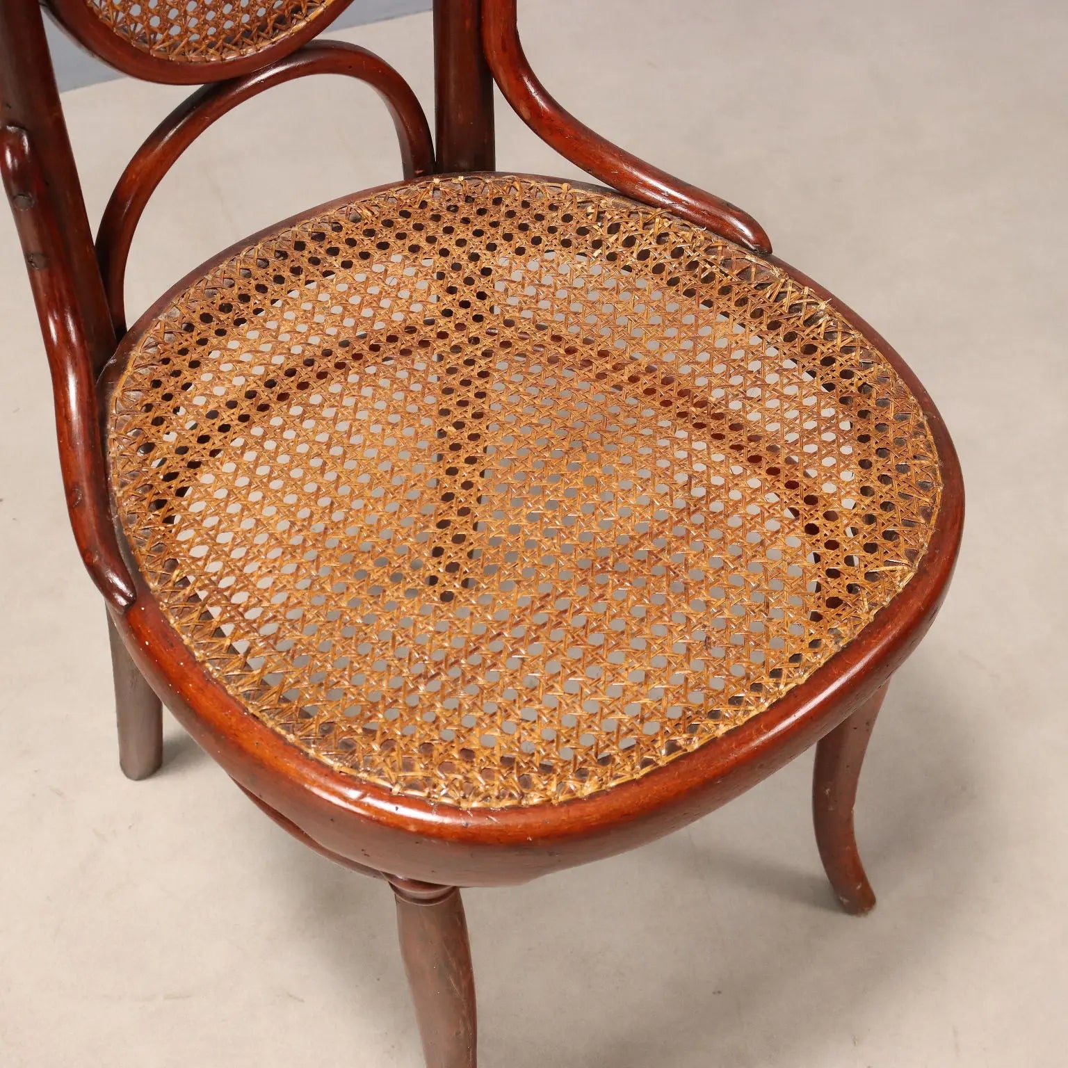 Thonet Chairs in Beech and Vienna Straw - Early 1900s