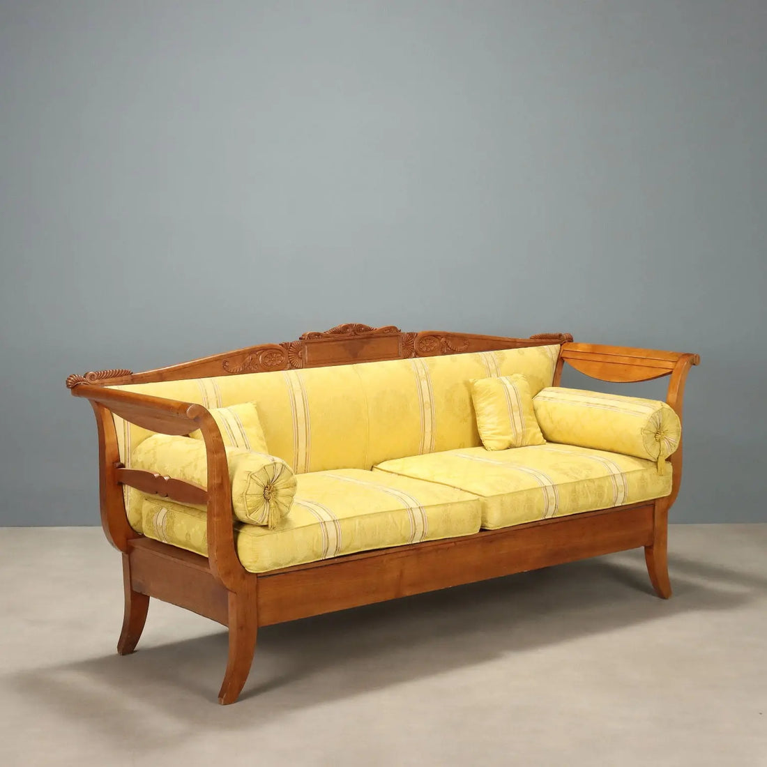 Luigi Filippo Sofa in Cherrywood - Mid-19th Century