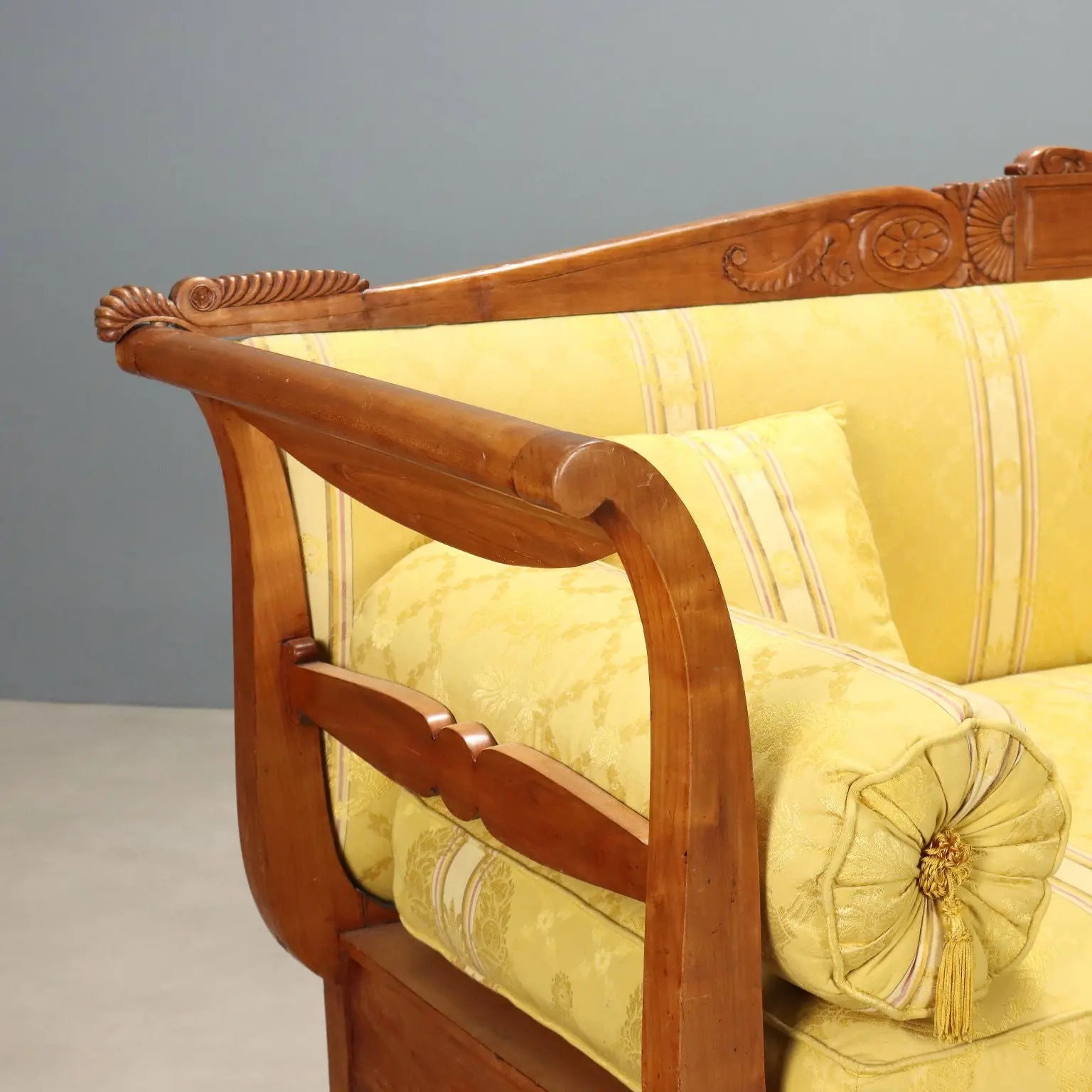 Luigi Filippo Sofa in Cherrywood - Mid-19th Century
