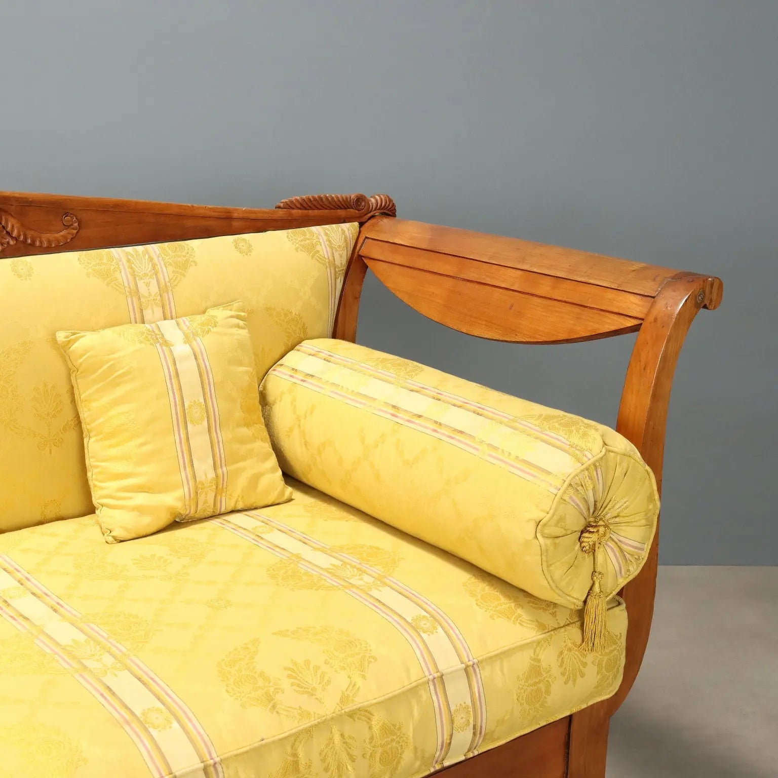 Luigi Filippo Sofa in Cherrywood - Mid-19th Century