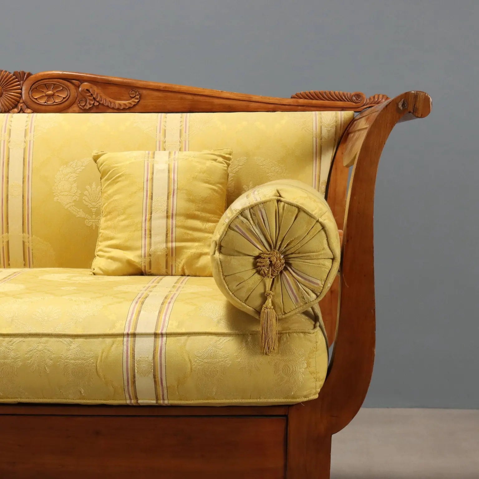 Luigi Filippo Sofa in Cherrywood - Mid-19th Century