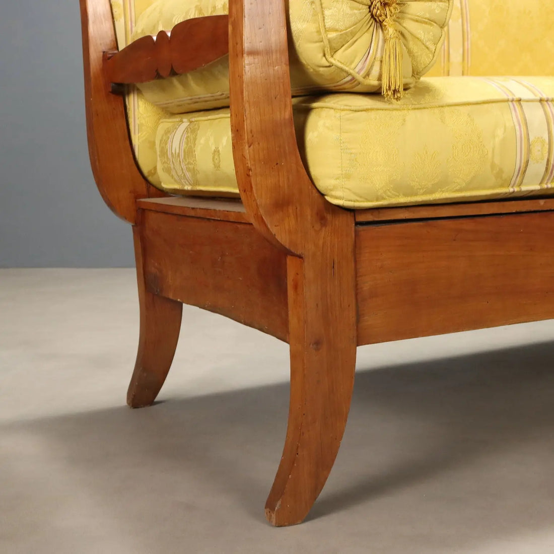 Luigi Filippo Sofa in Cherrywood - Mid-19th Century