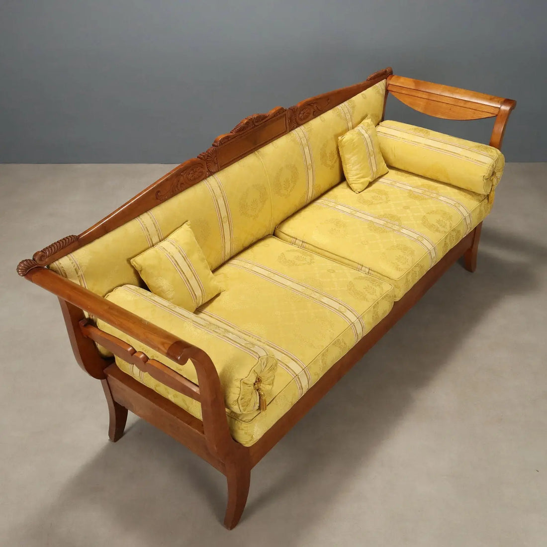 Luigi Filippo Sofa in Cherrywood - Mid-19th Century