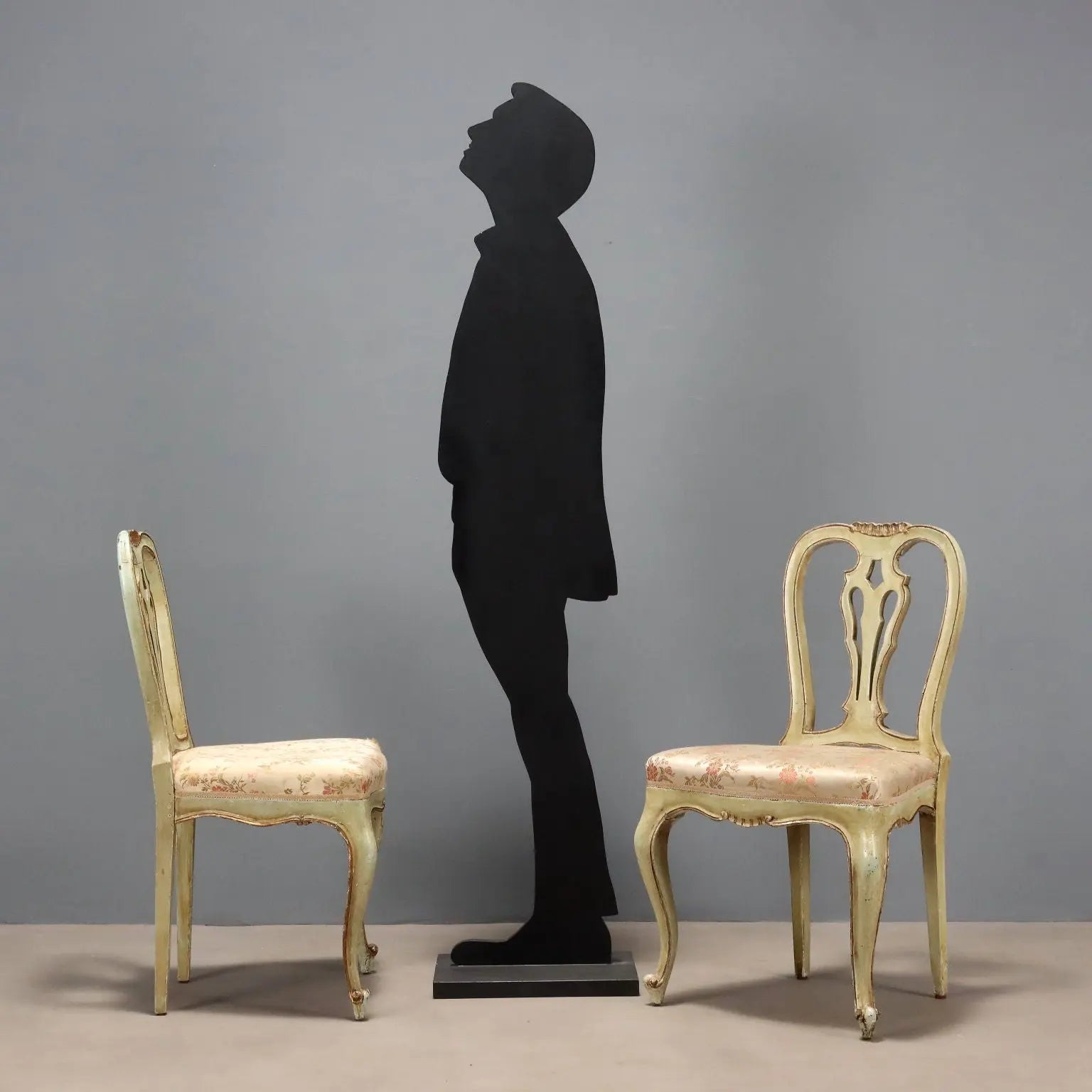Lacquered Chairs in Barocchetto Style - 19th Century