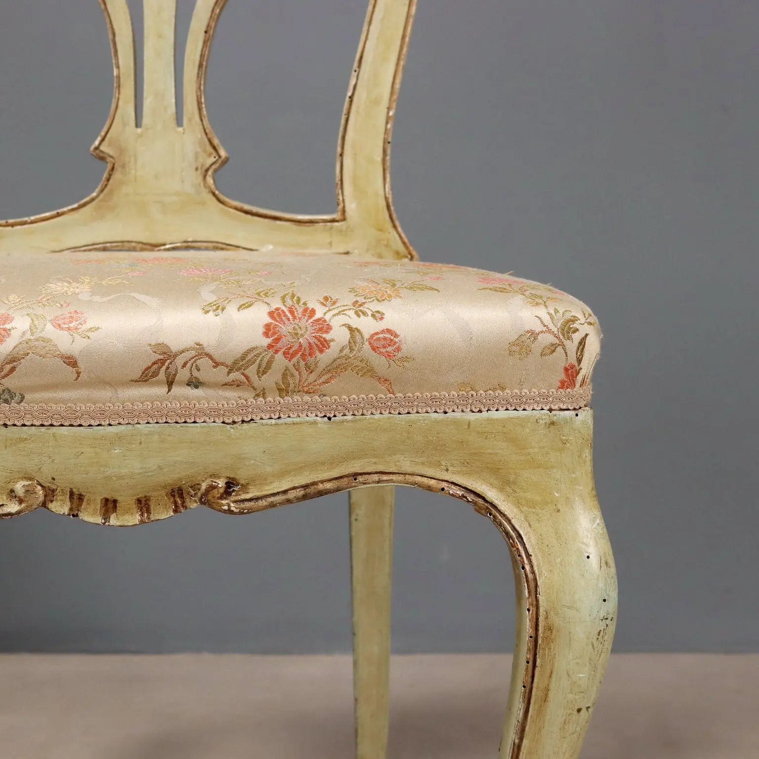 Lacquered Chairs in Barocchetto Style - 19th Century