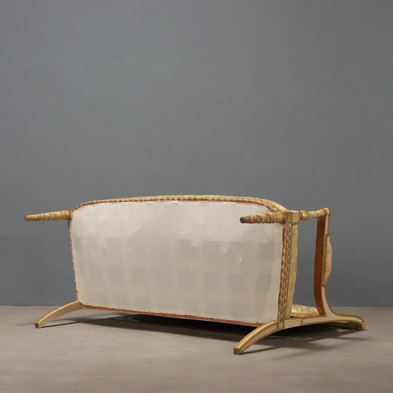 Antique Sofa Neoclassical Style Lacquered Wood Italy XIX Century - Italy, Late XIX Century | Antiques | Seating