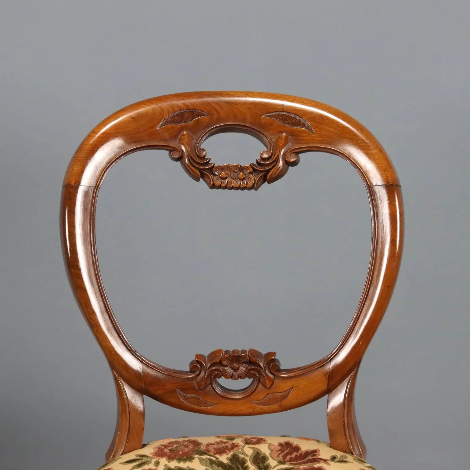 Antique Chairs Louis Philippe Walnut Carvings Italy XIX Century - Italy, XIX Century | Antiques | Seating