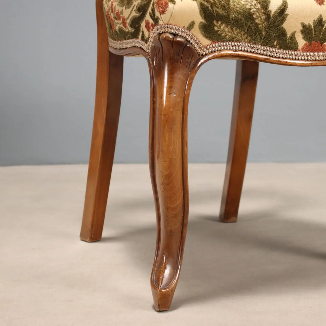 Antique Chairs Louis Philippe Walnut Carvings Italy XIX Century - Italy, XIX Century | Antiques | Seating