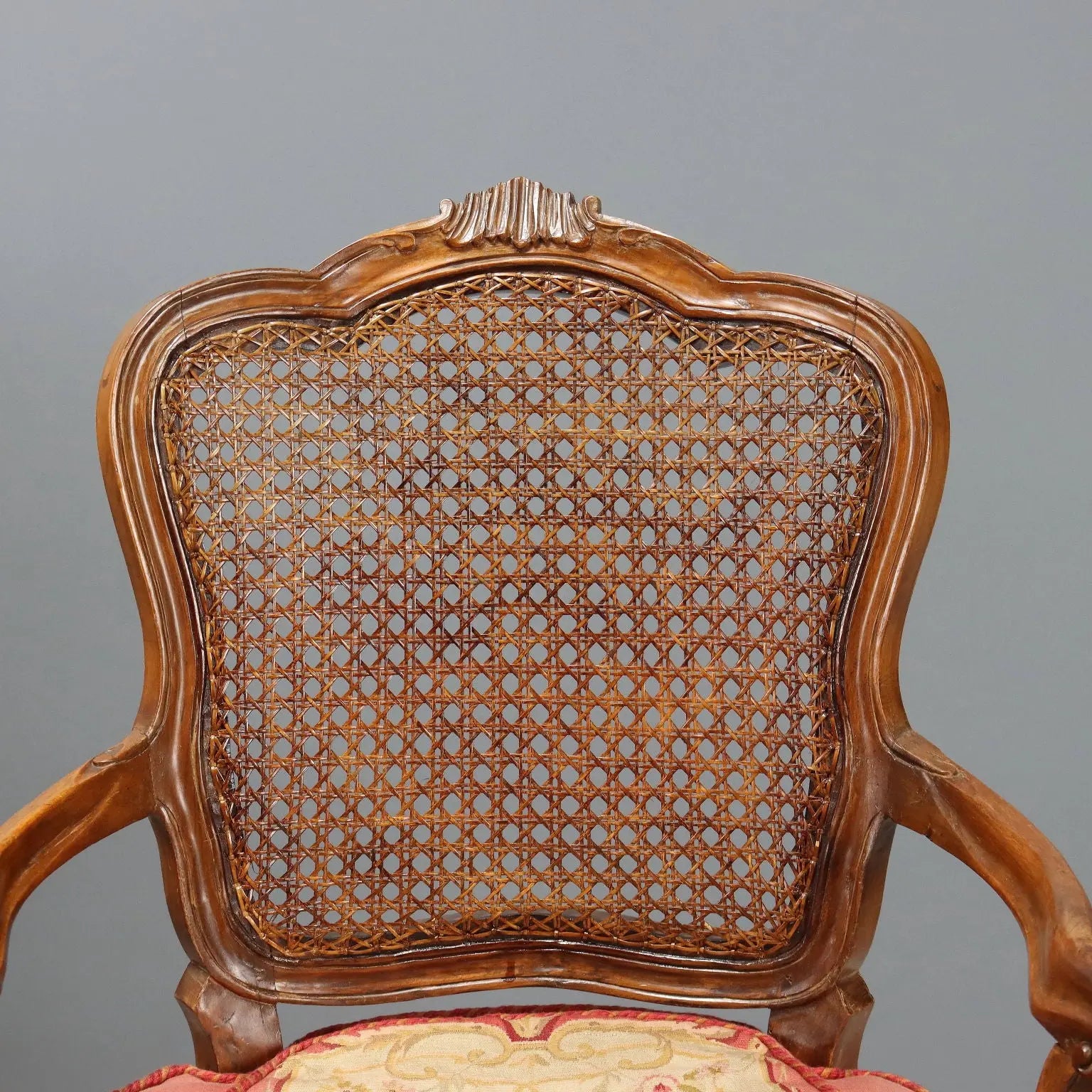 Antique Armchairs Baroque Style Walnut Fabric XIX Century - Italy, Late XIX Century | Antiques | Seating