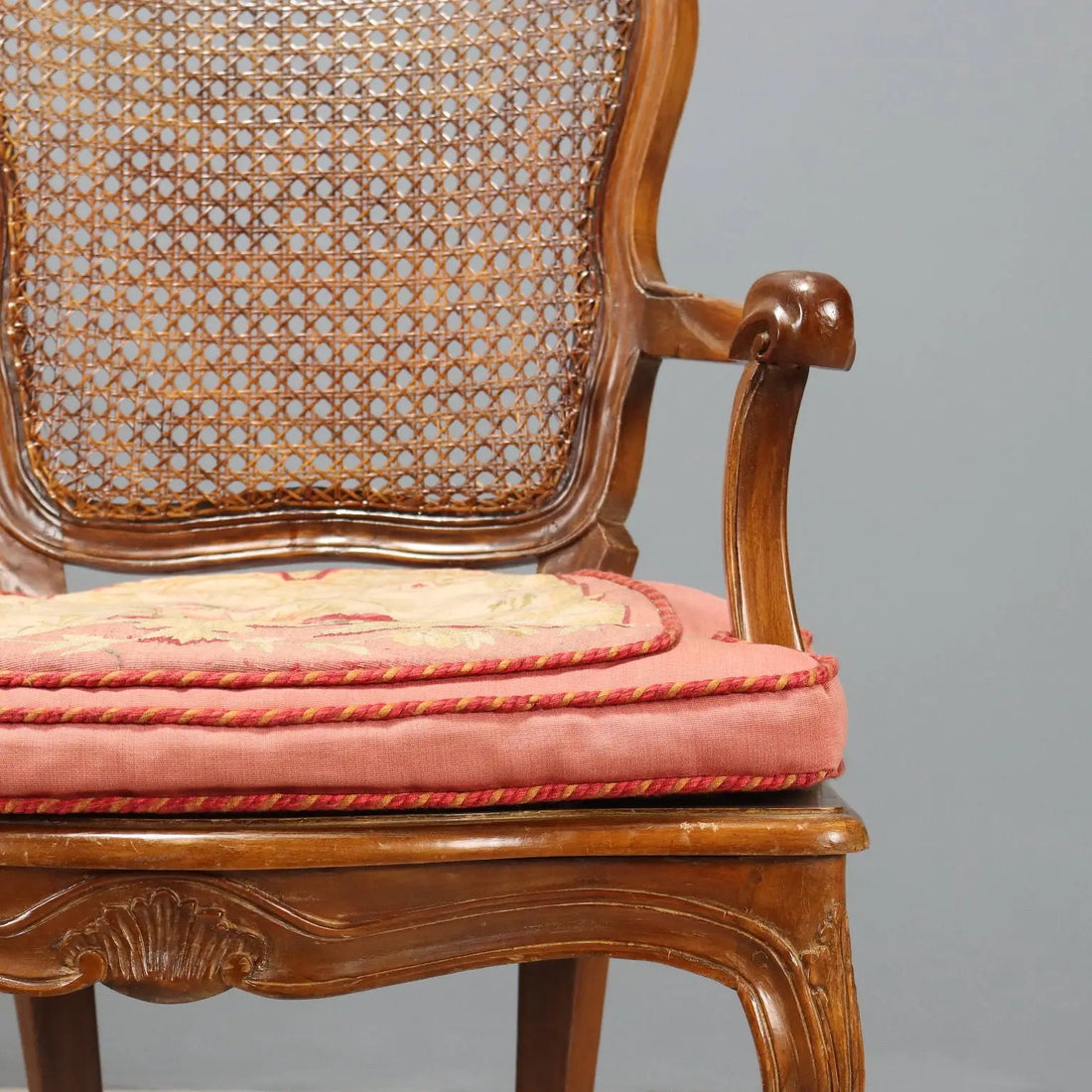 Antique Armchairs Baroque Style Walnut Fabric XIX Century - Italy, Late XIX Century | Antiques | Seating