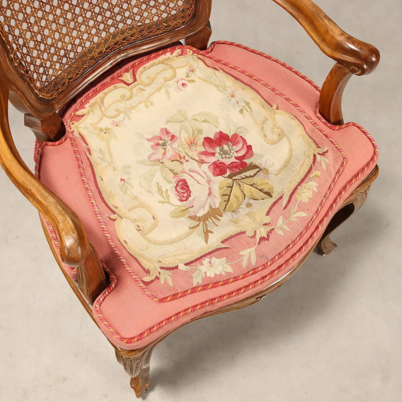 Antique Armchairs Baroque Style Walnut Fabric XIX Century - Italy, Late XIX Century | Antiques | Seating