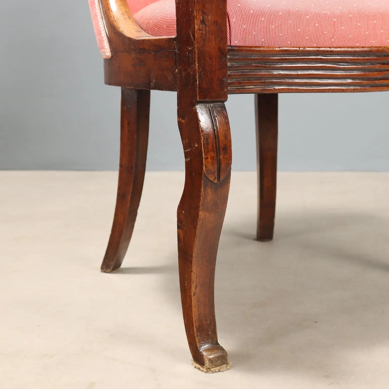 Antique Armchairs Restoration Walnut Padding XIX Century