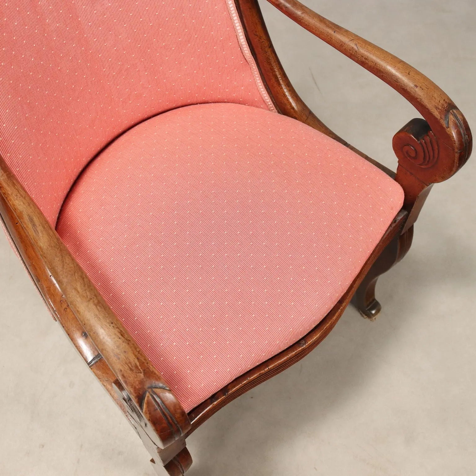 Antique Armchairs Restoration Walnut Padding XIX Century