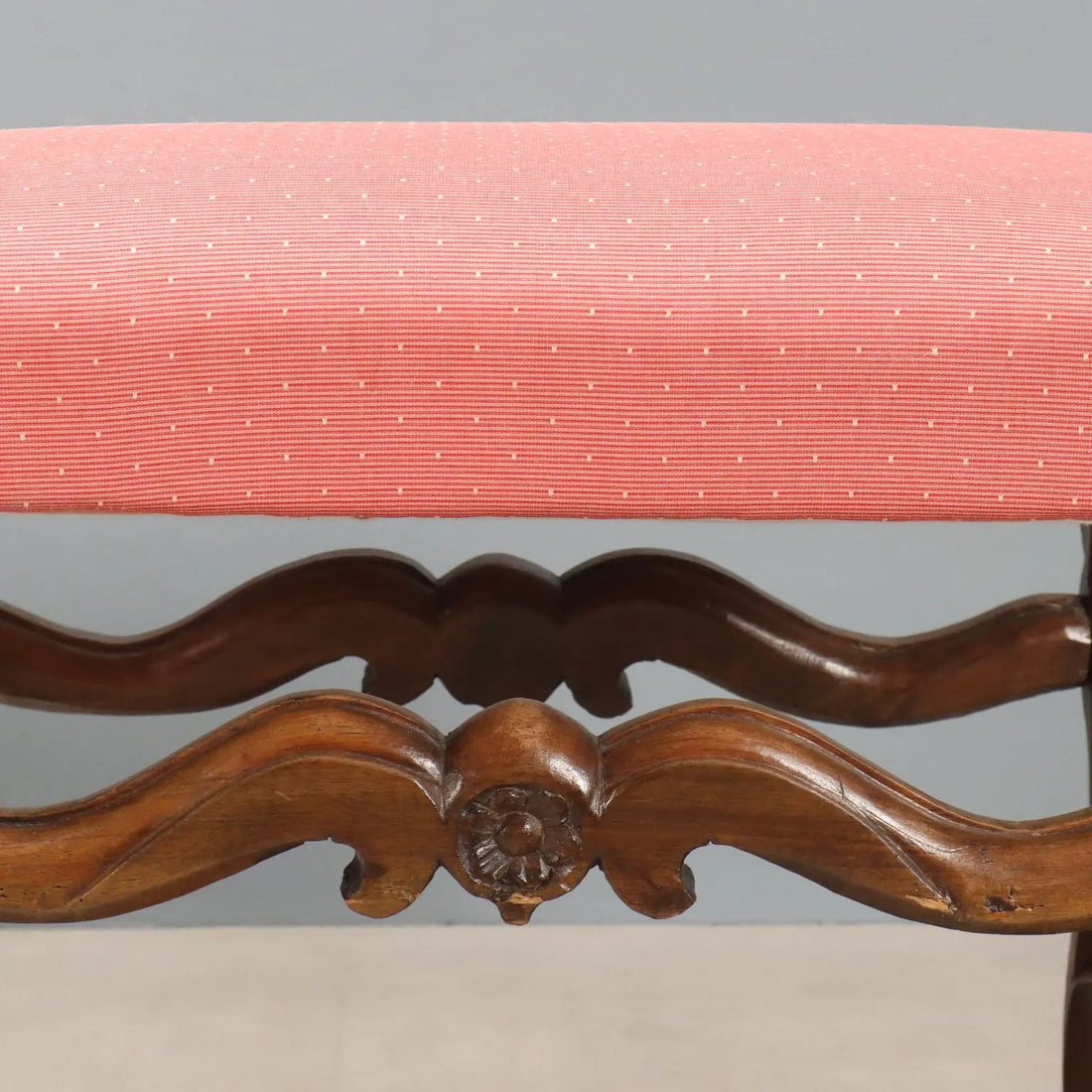 Antique Baroque Stools Carved Walnut Fabric Italy XVIII Century - Piedmont, Early XVIII Century | Antiques | Seating