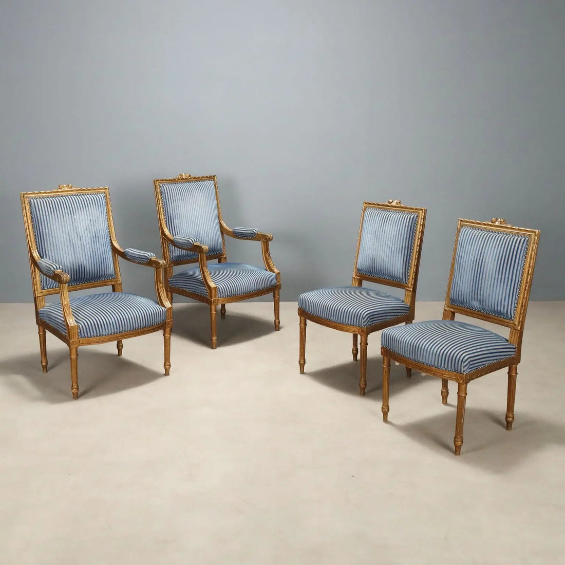 Antique Chairs and Armchairs Neoclassical Style Wood XIX Century