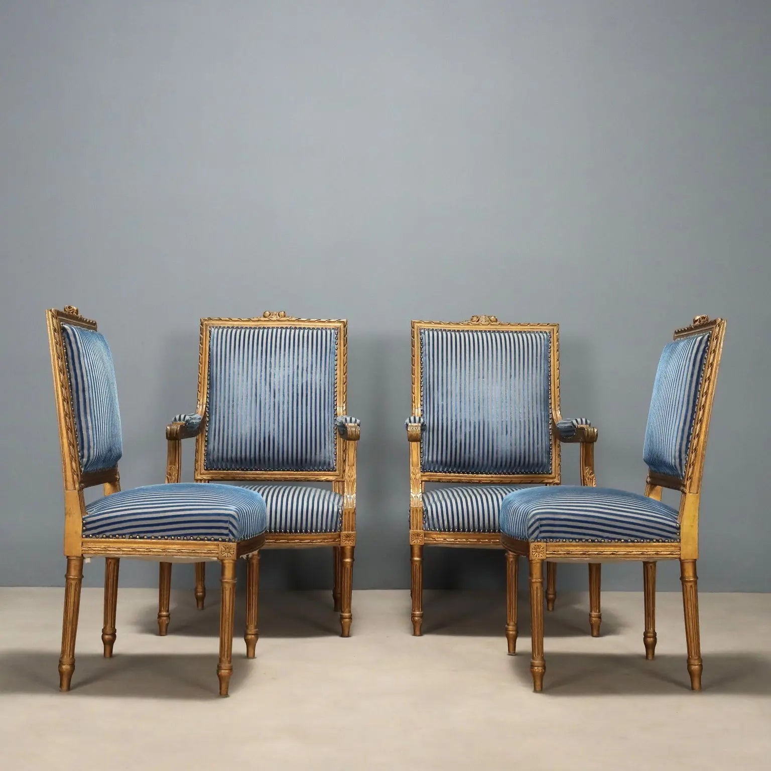 Antique Chairs and Armchairs Neoclassical Style Wood XIX Century
