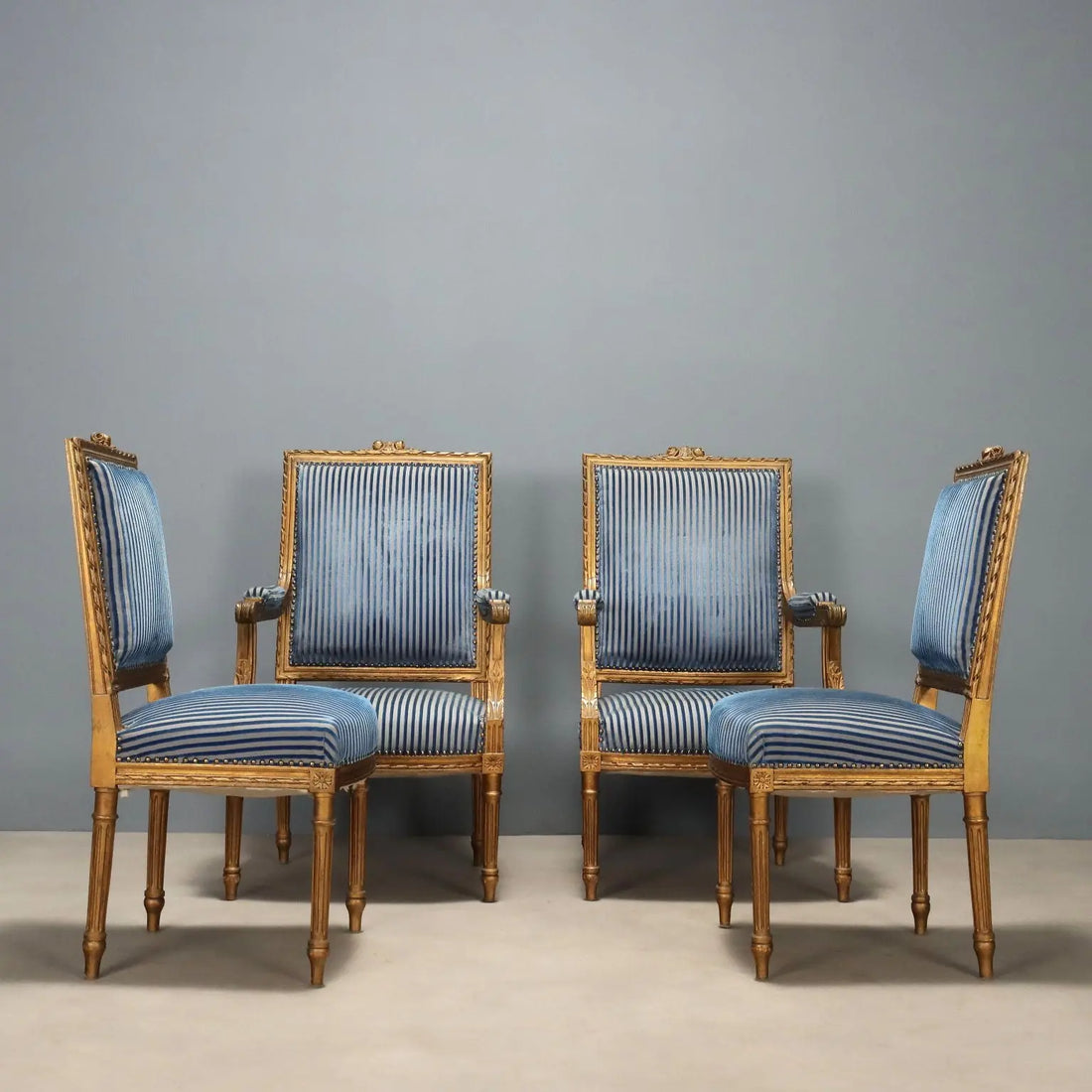 Antique Chairs and Armchairs Neoclassical Style Wood XIX Century