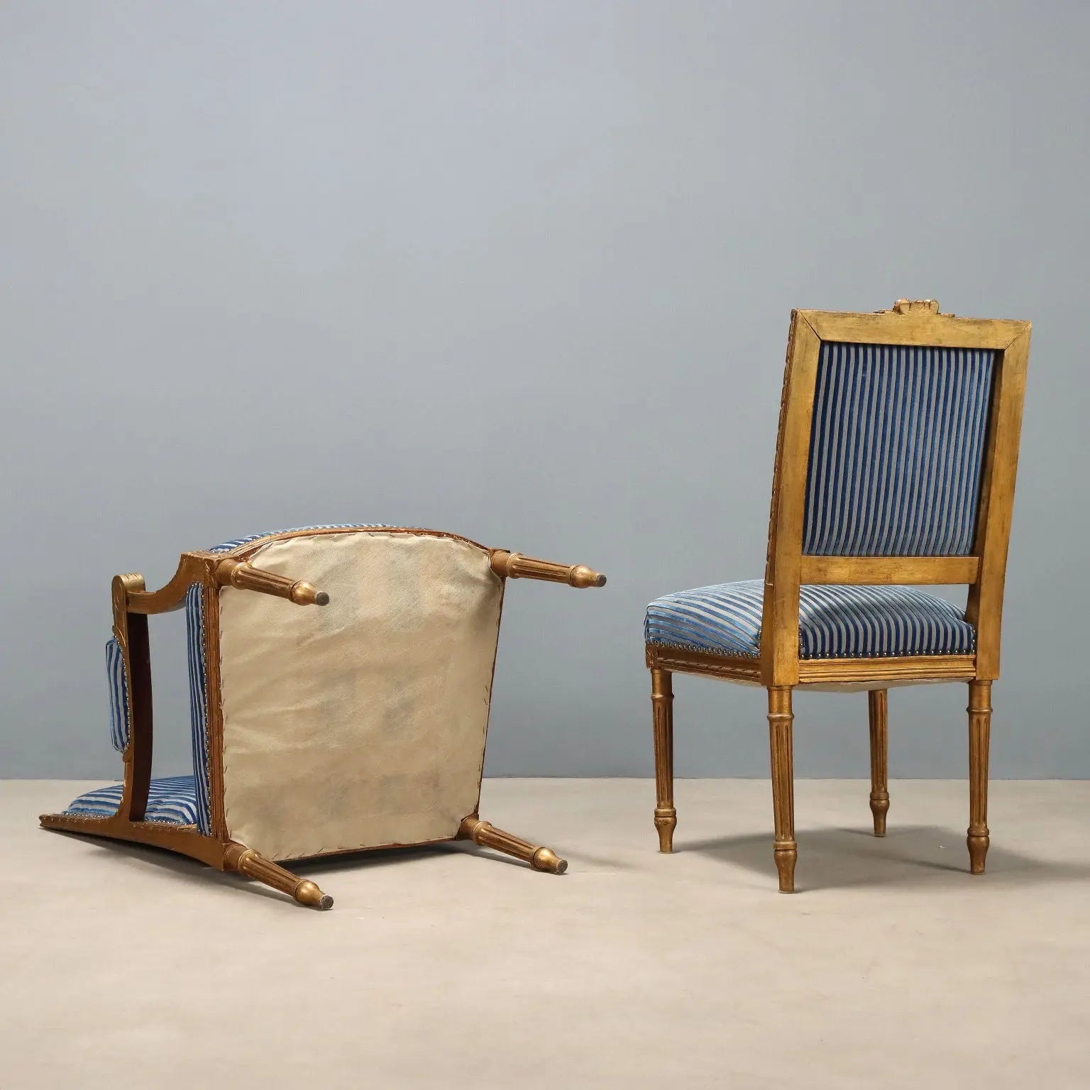 Antique Chairs and Armchairs Neoclassical Style Wood XIX Century