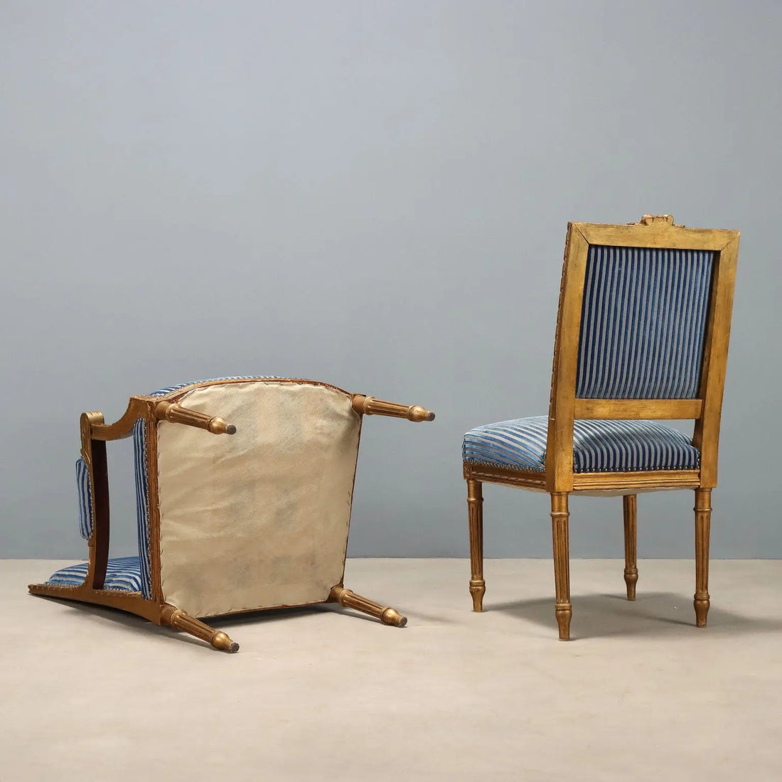 Antique Chairs and Armchairs Neoclassical Style Wood XIX Century