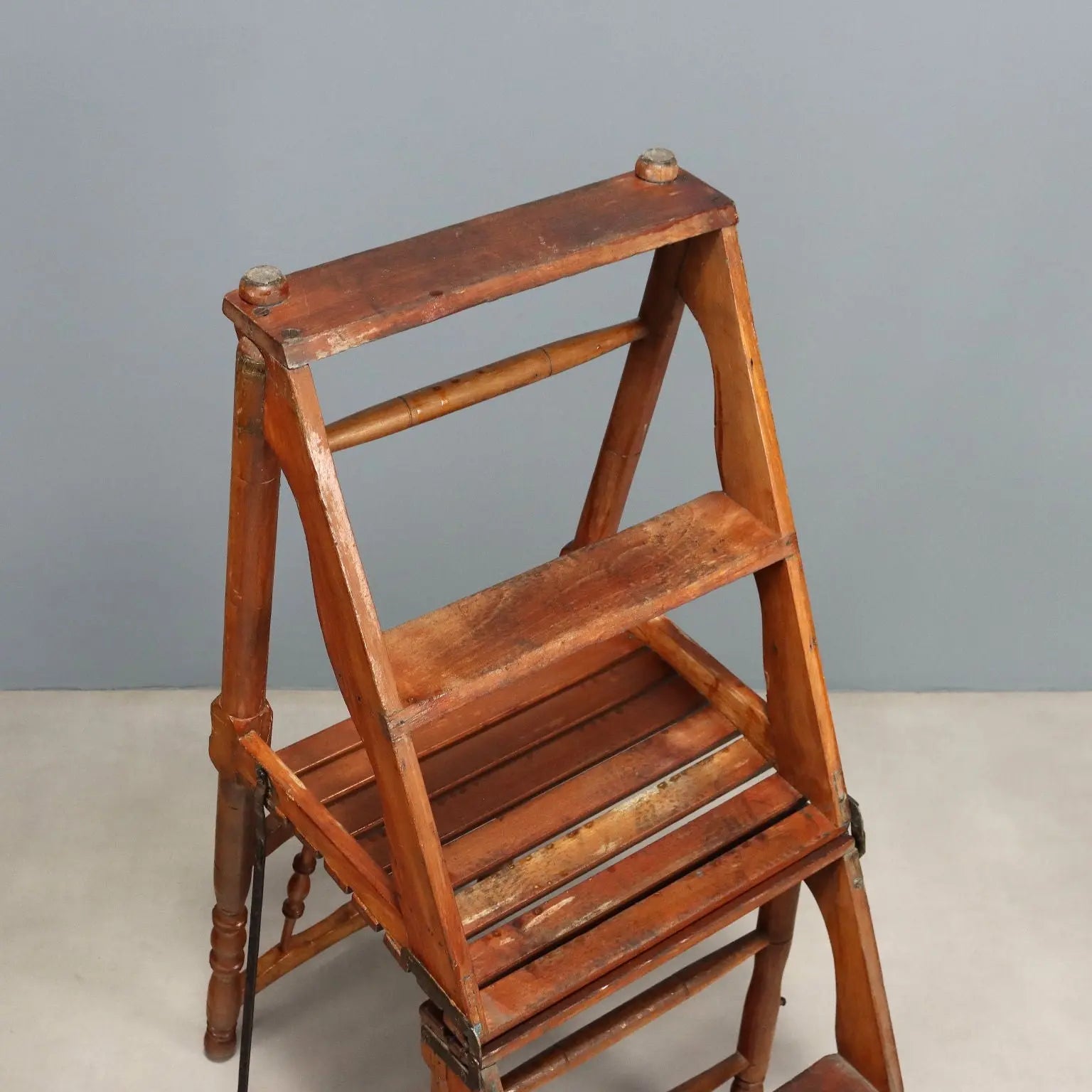 Antique Chairs Cherrywood Padding Ladder Italy XIX Century - Italy, Late XIX Century | Antiques | Seating