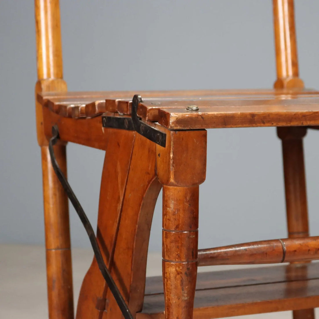 Antique Chairs Cherrywood Padding Ladder Italy XIX Century - Italy, Late XIX Century | Antiques | Seating