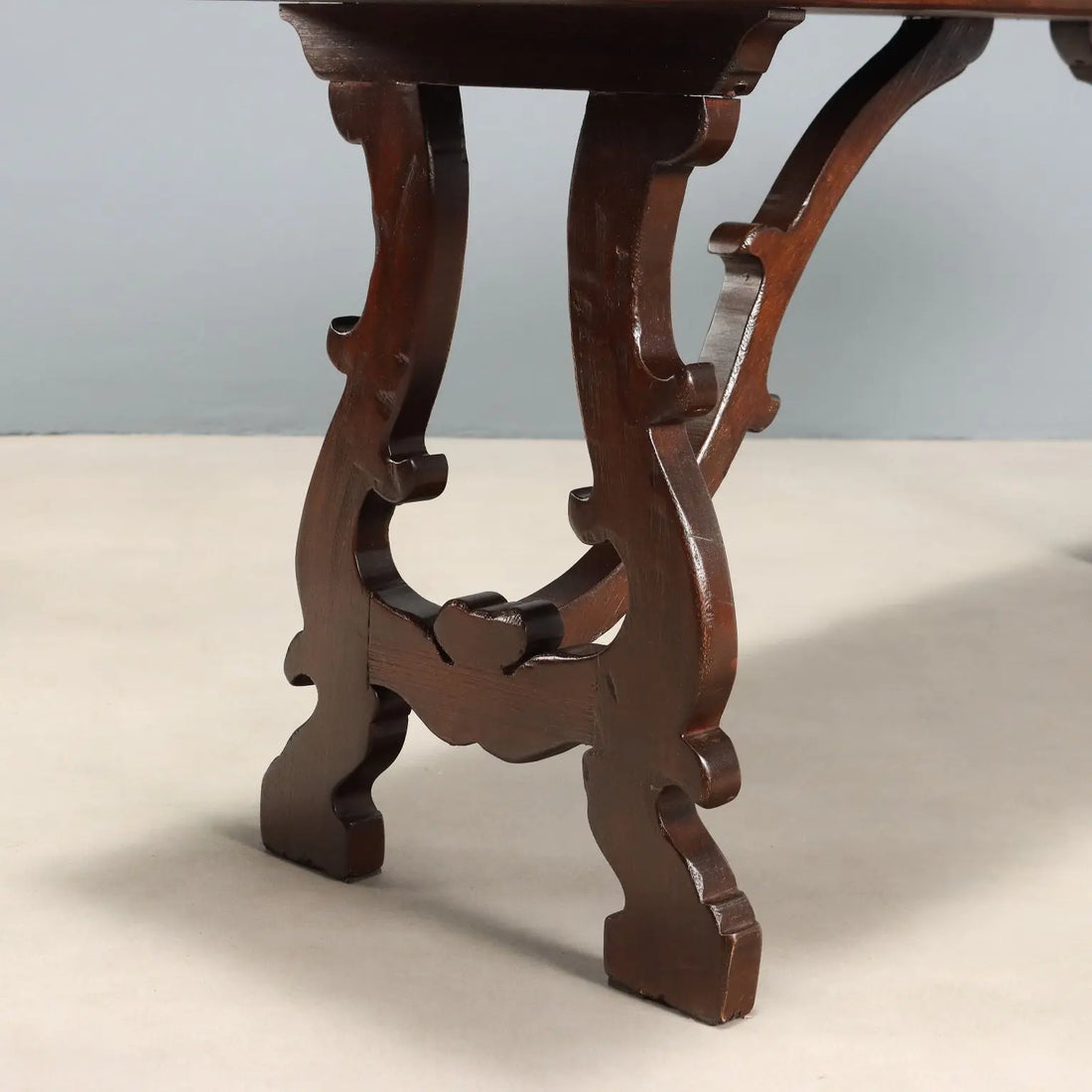 Antique Benches Walnut Italy Mid XX Century