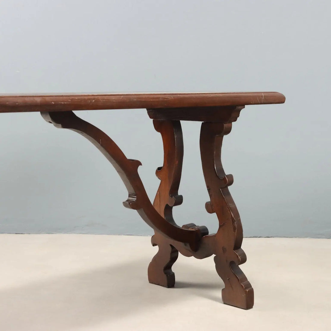Antique Benches Walnut Italy Mid XX Century
