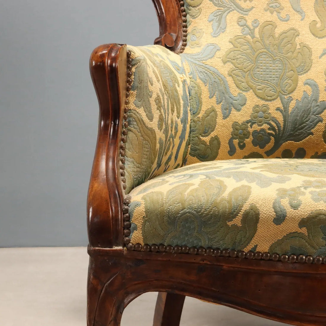 Luigi Filippo Walnut Armchairs - 19th Century Italy