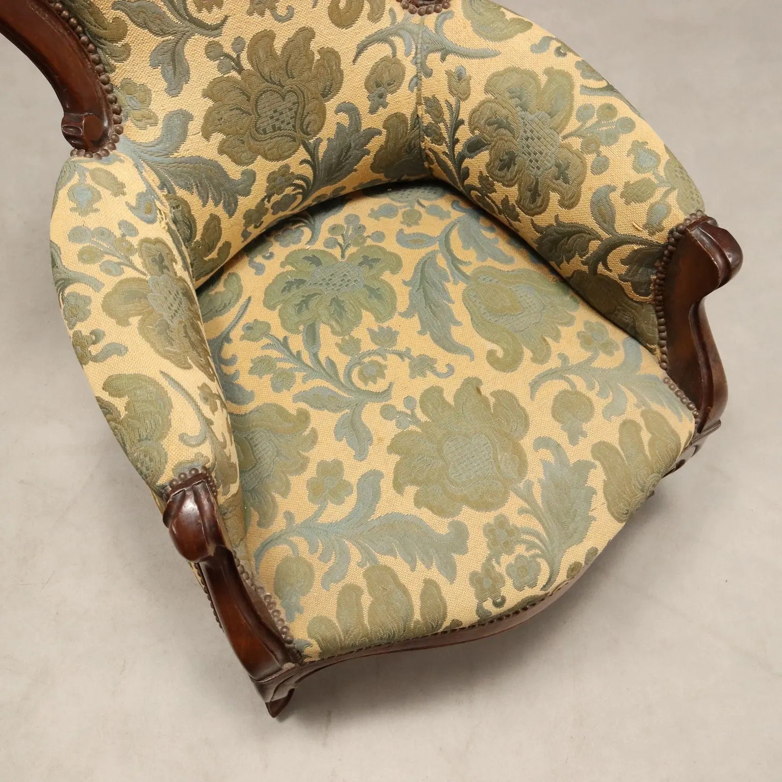 Luigi Filippo Walnut Armchairs - 19th Century Italy