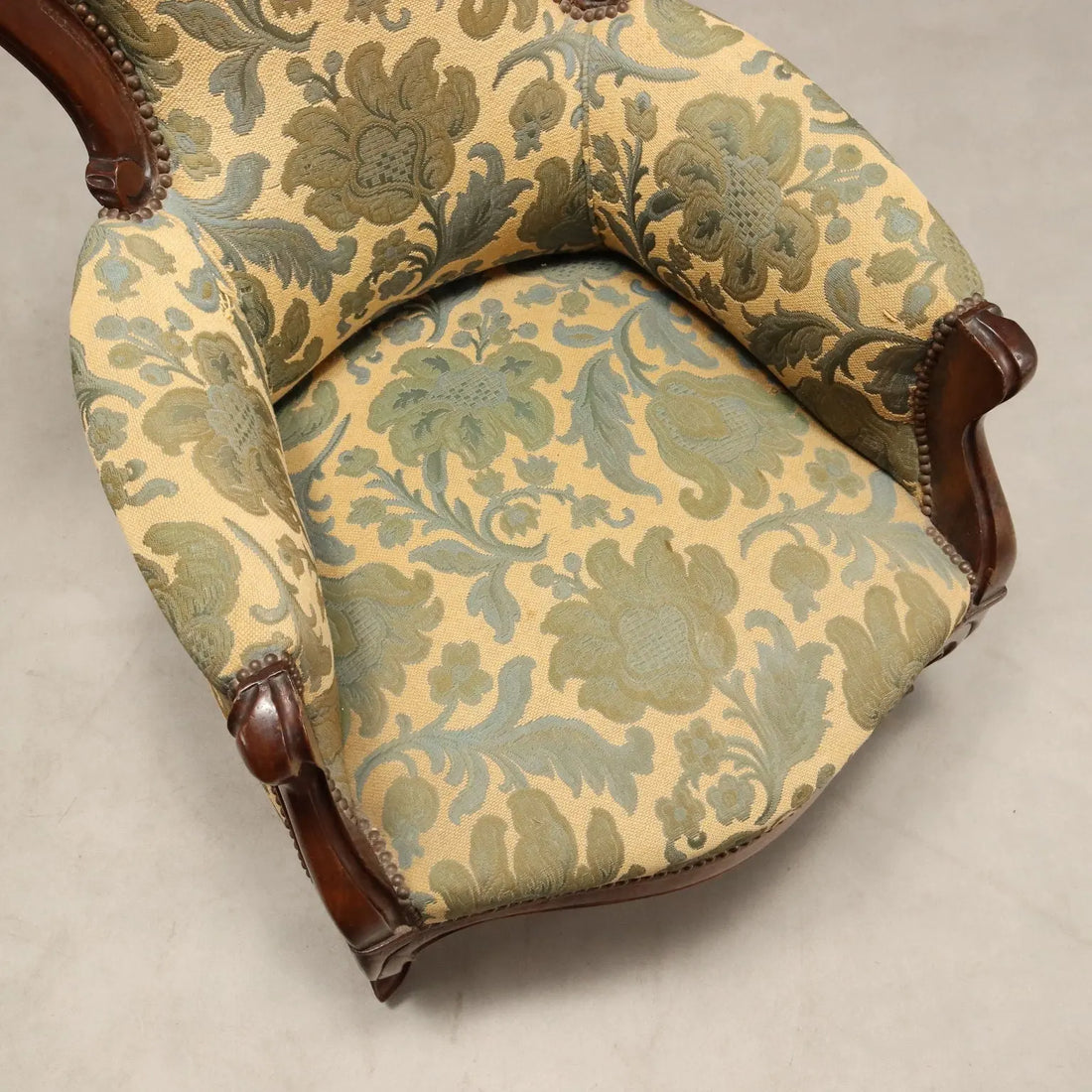 Luigi Filippo Walnut Armchairs - 19th Century Italy