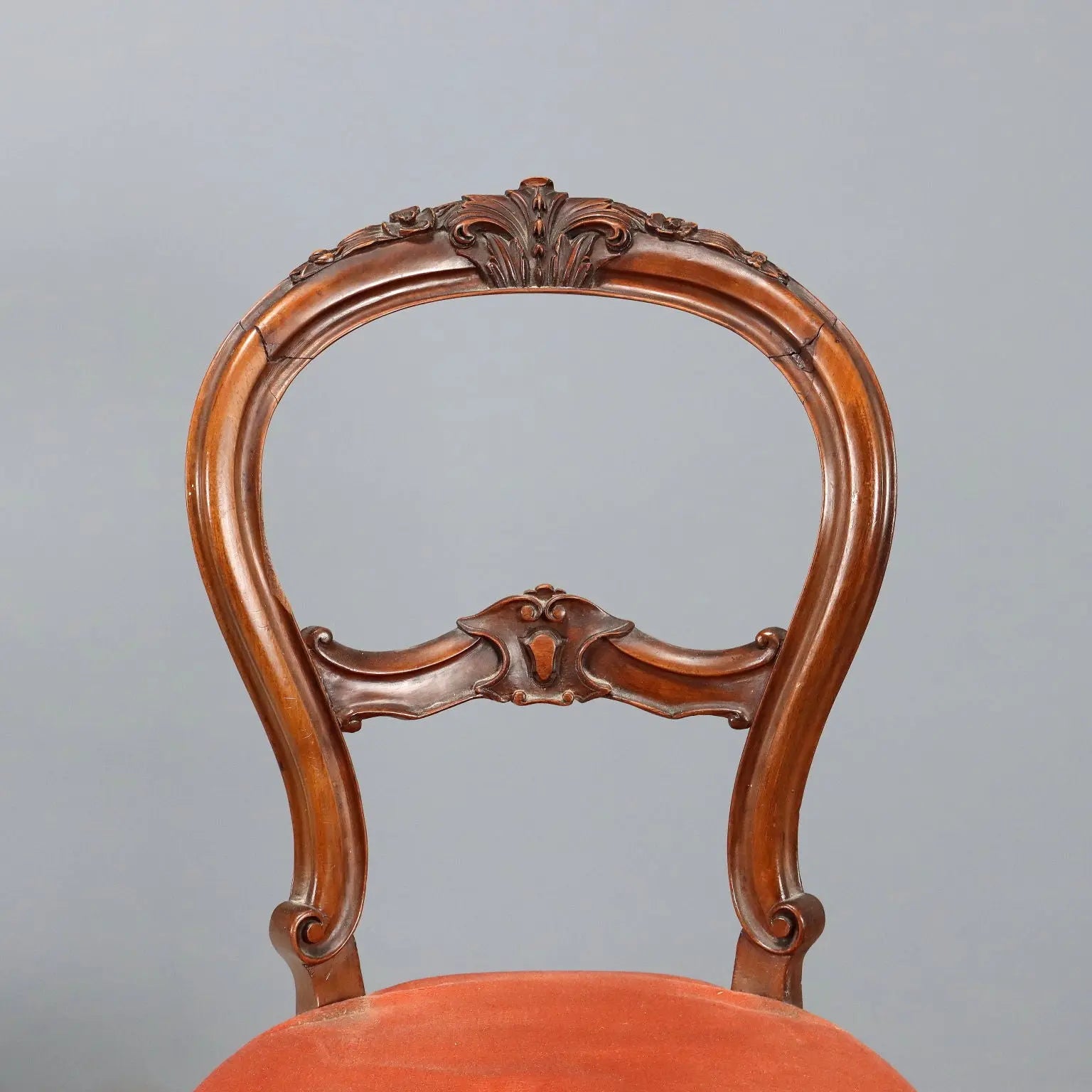 Louis Philippe Walnut Chairs, 19th Century Italy