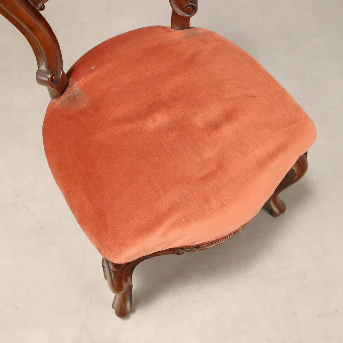 Louis Philippe Walnut Chairs, 19th Century Italy