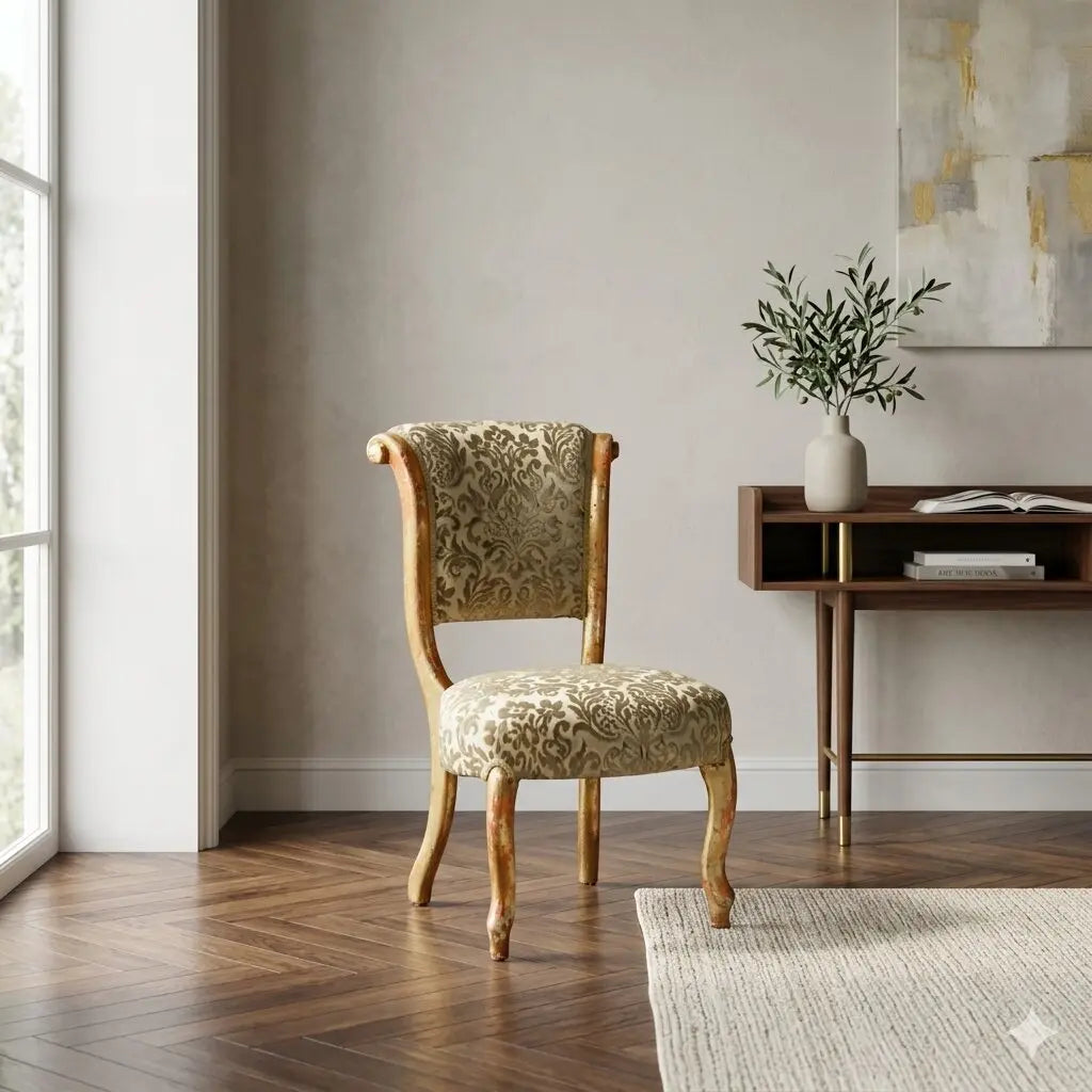 Antique Armchair Louis Philippe Wood Italy XIX Century