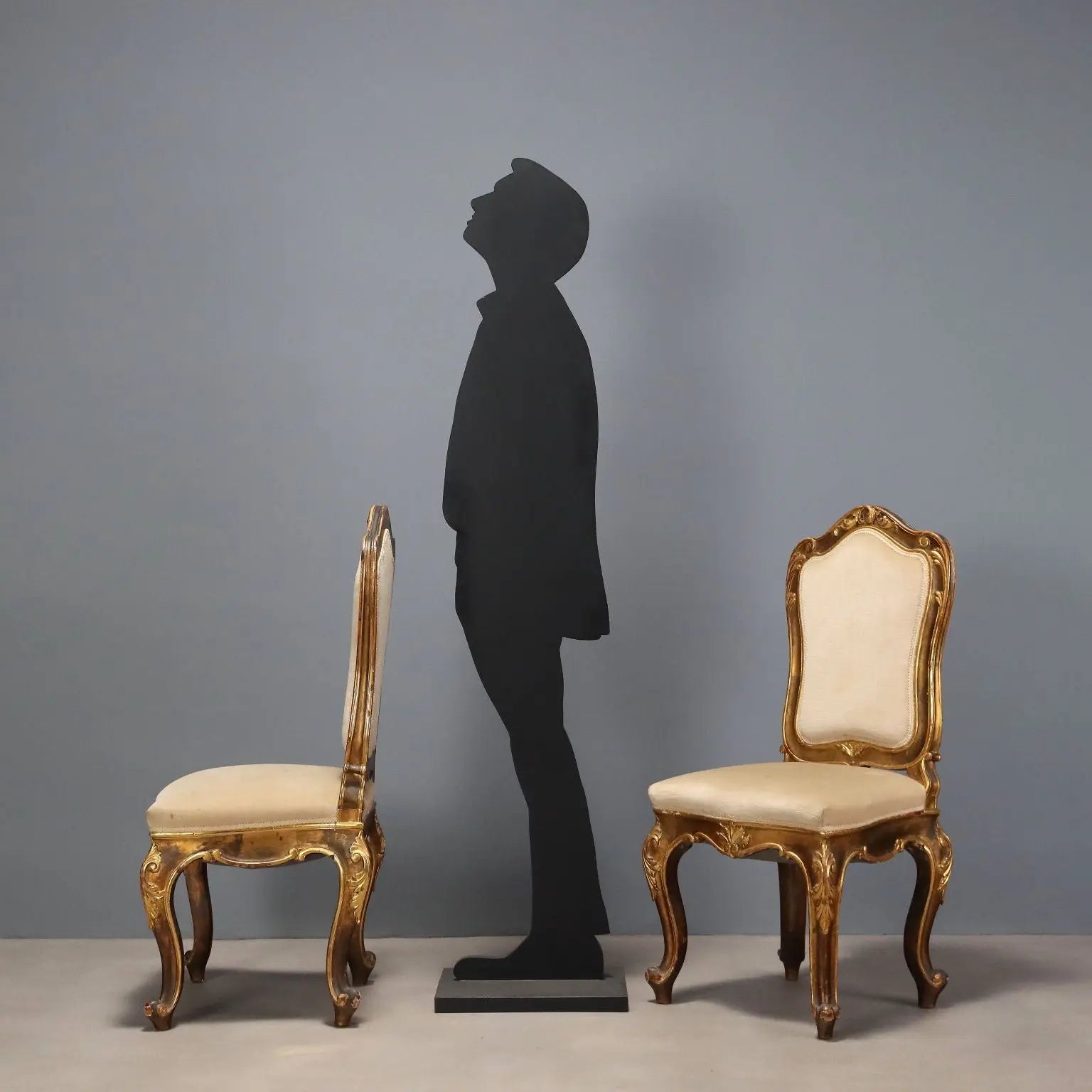 Eclectic Carved and Gilded Chairs - Italy 19th Century