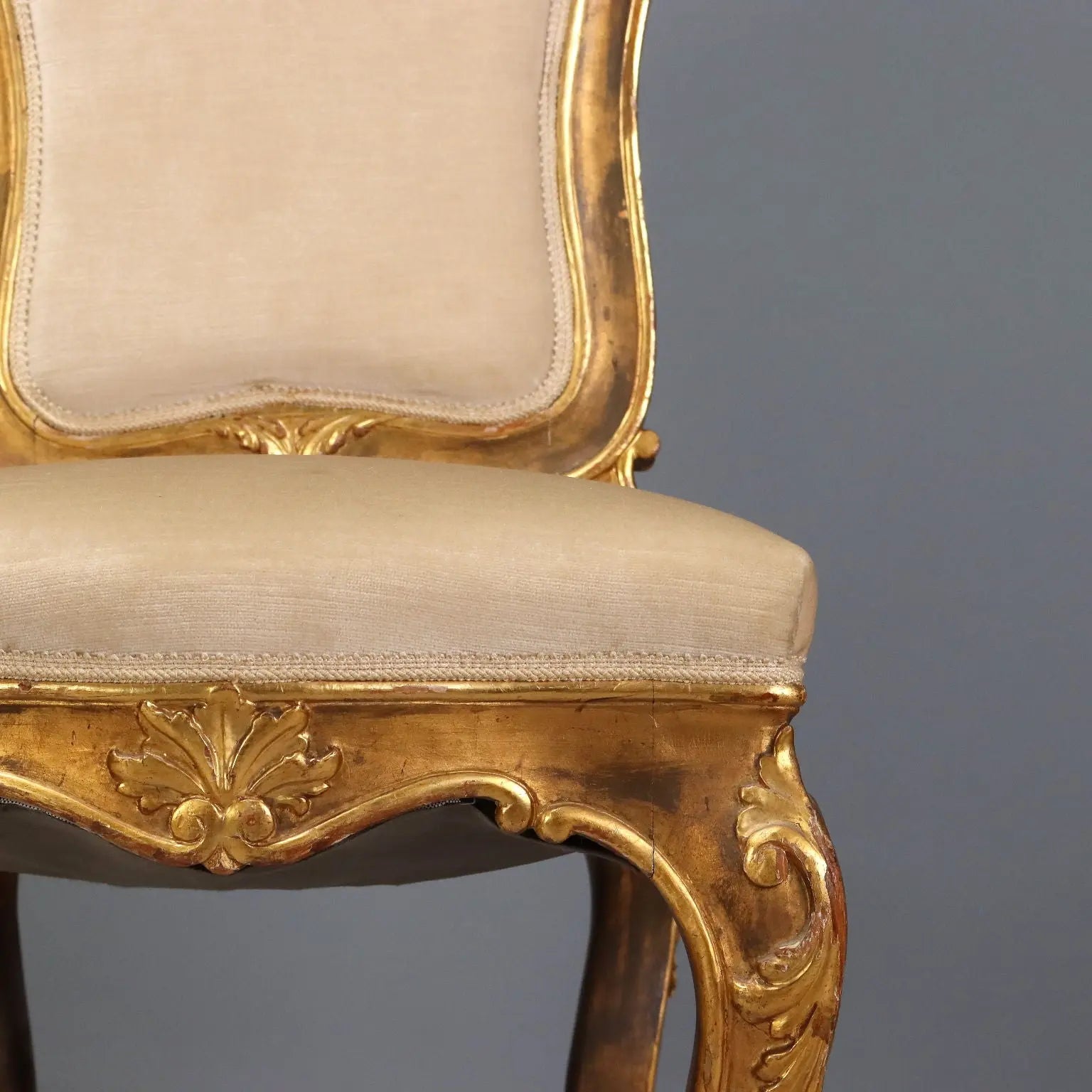 Eclectic Carved and Gilded Chairs - Italy 19th Century