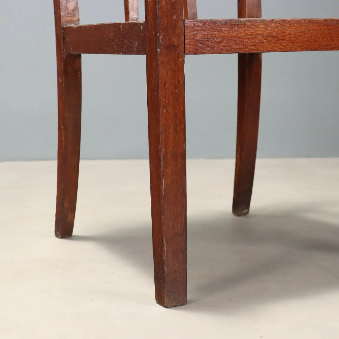 Antique Art Deco Armchairs Oak Italy XX Century