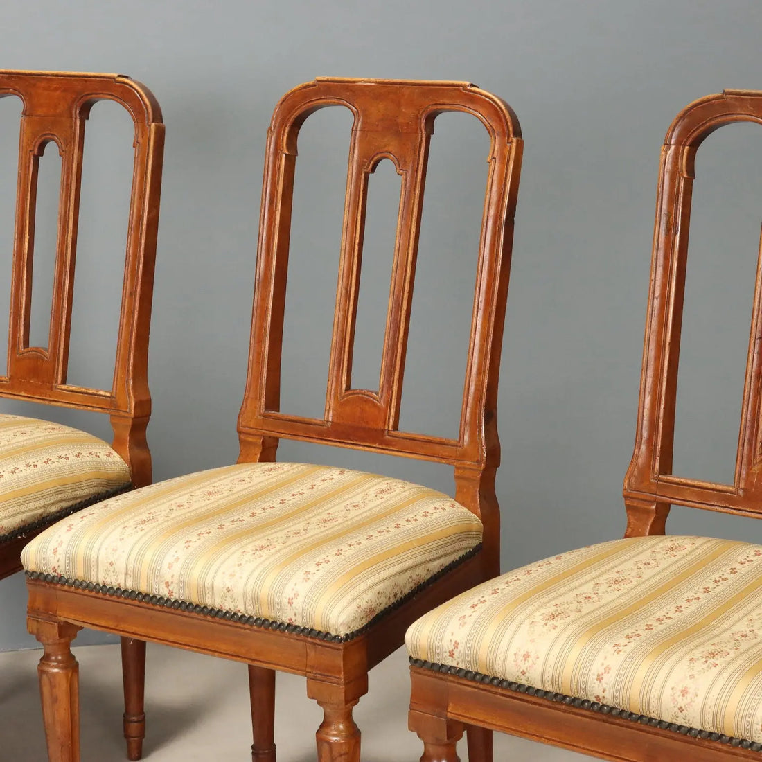 19th Century Italian Walnut Chairs