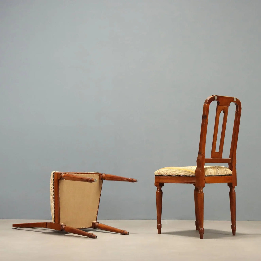 19th Century Italian Walnut Chairs