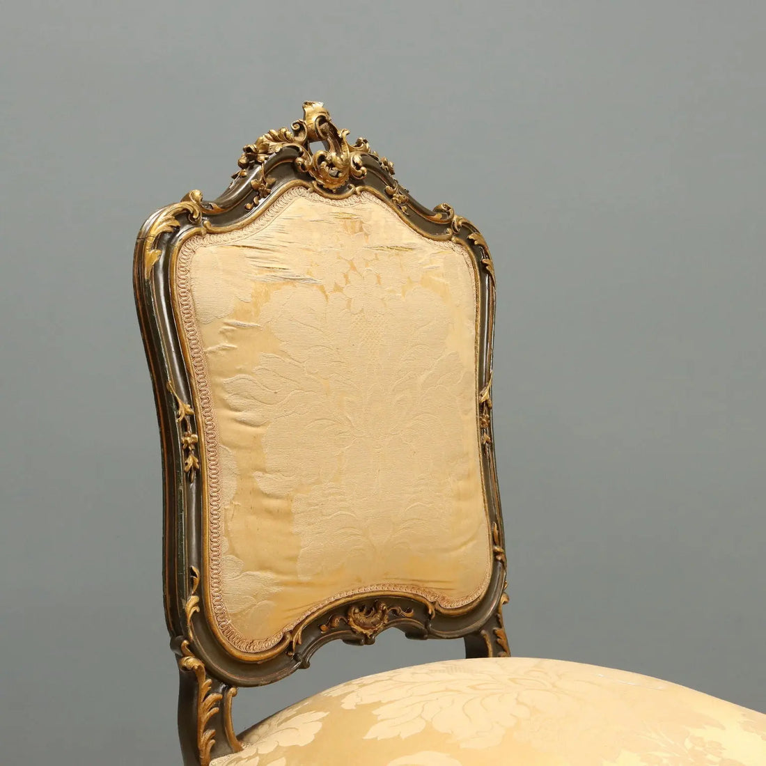 Barocchetto Chairs and Armchairs in Gilded Wood