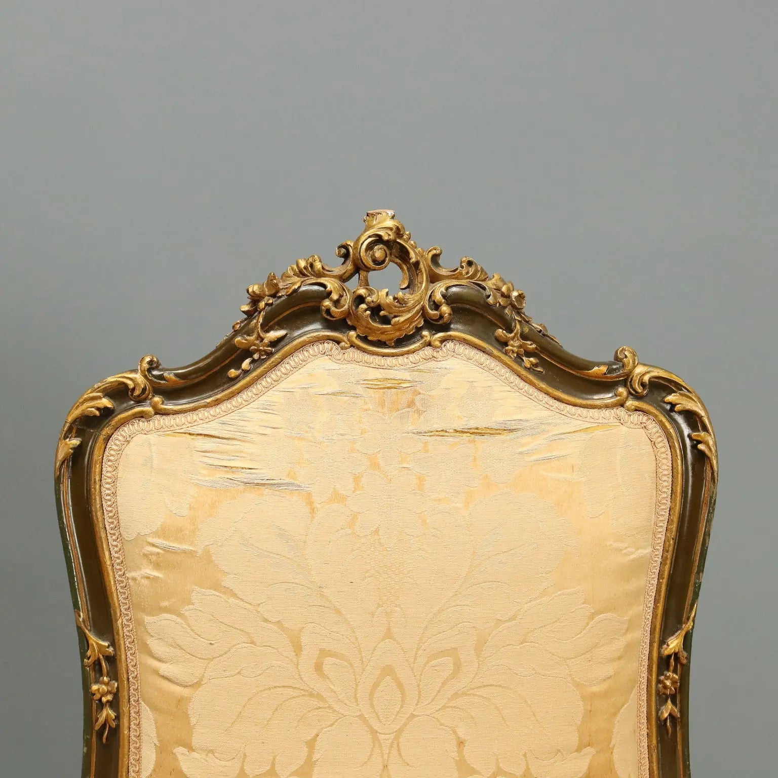 Barocchetto Chairs and Armchairs in Gilded Wood