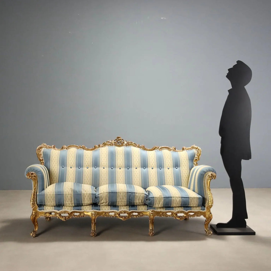 Barocchetto Style Giltwood Sofa