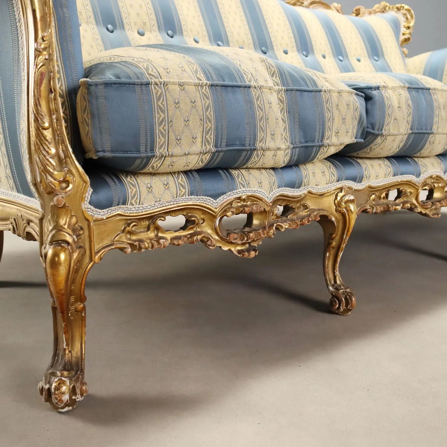 Barocchetto Style Giltwood Sofa