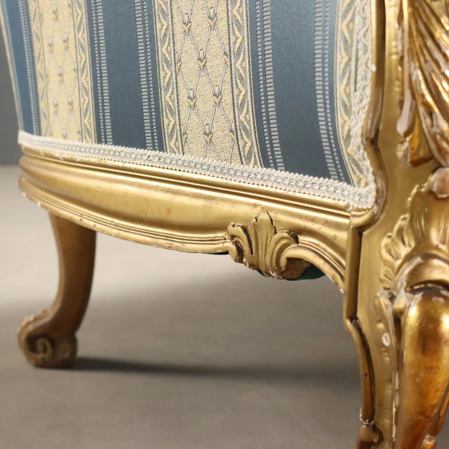 Barocchetto Style Giltwood Sofa