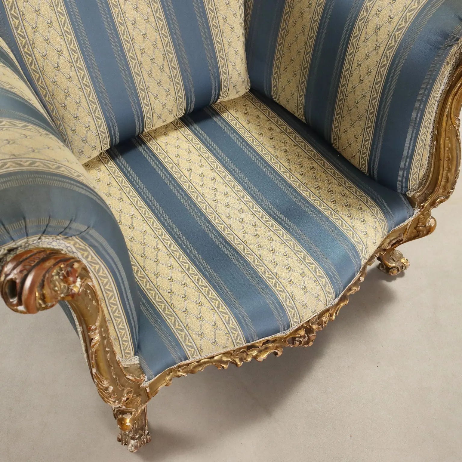Pair of Barocchetto Style Armchairs - Italy 20th Century