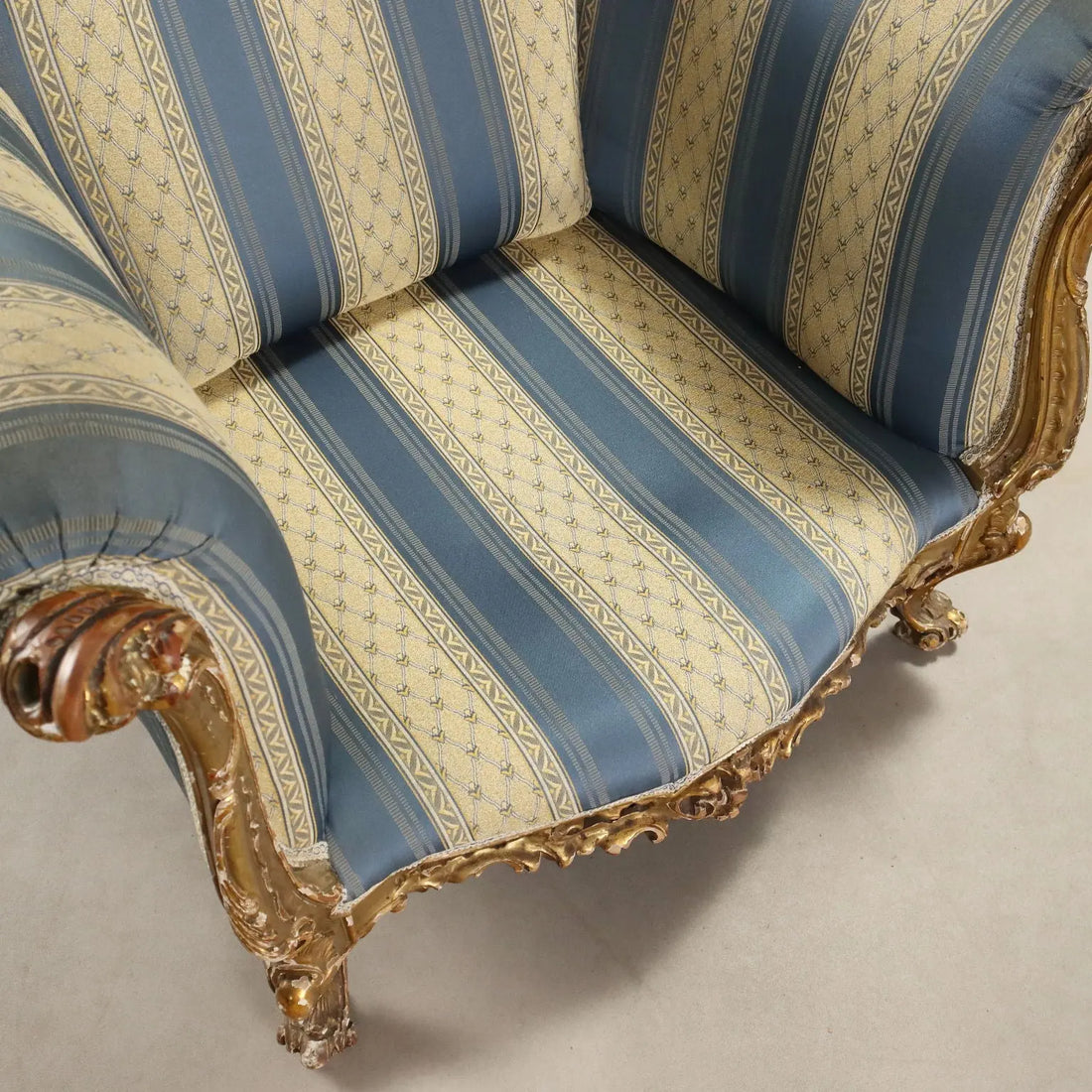 Pair of Barocchetto Style Armchairs - Italy 20th Century