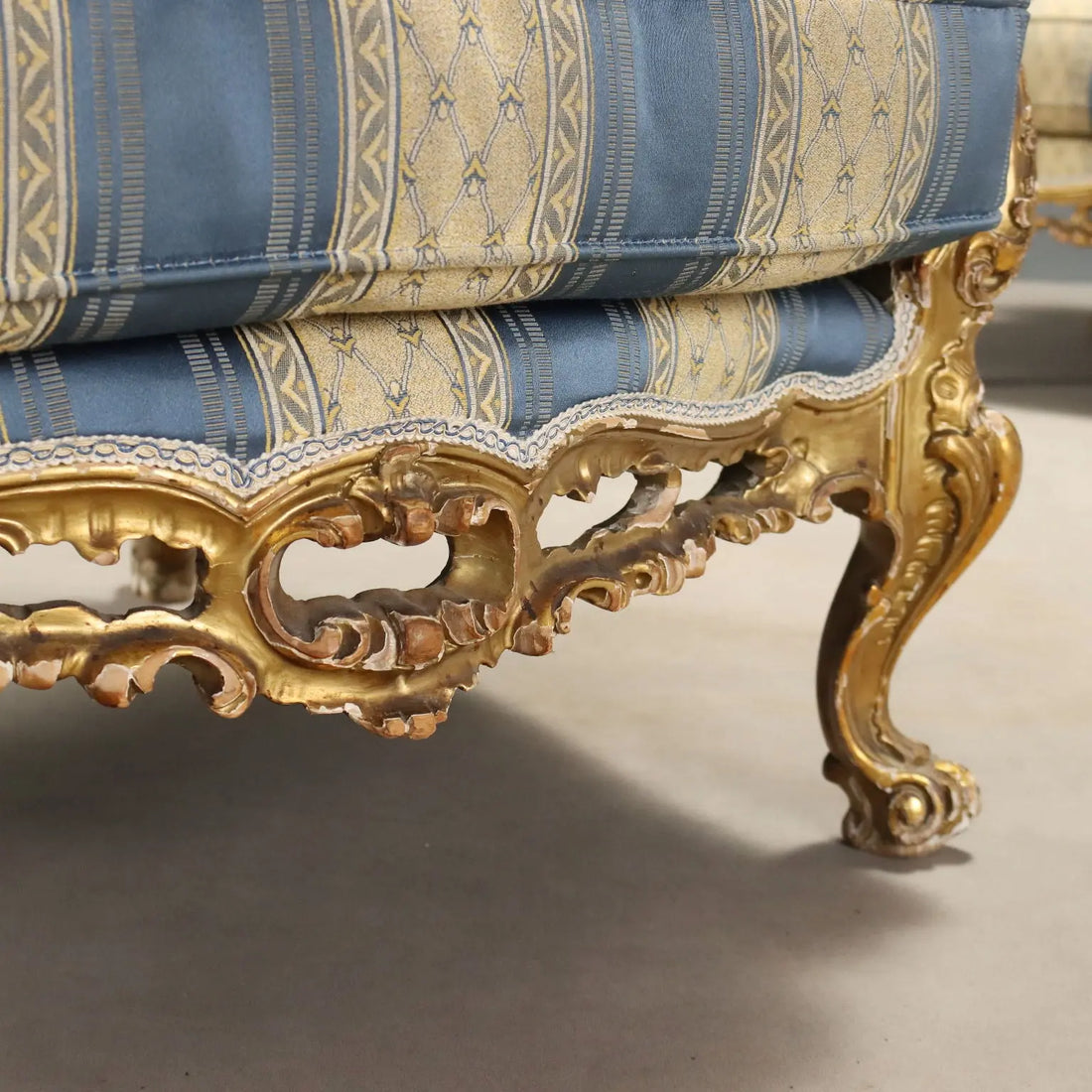 Pair of Barocchetto Style Armchairs - Italy 20th Century