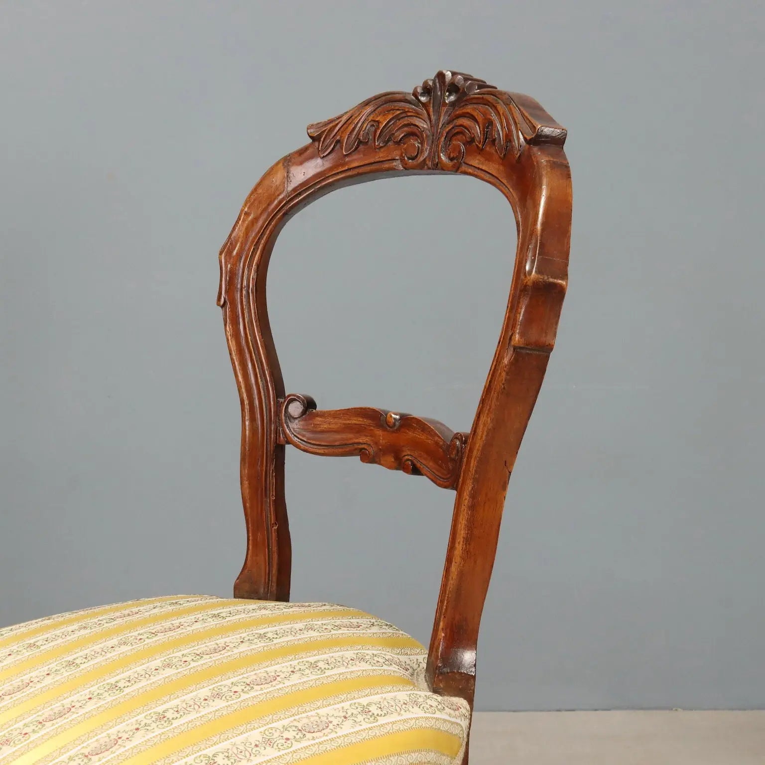 Louis Philippe Walnut Chairs - Italy 19th Century