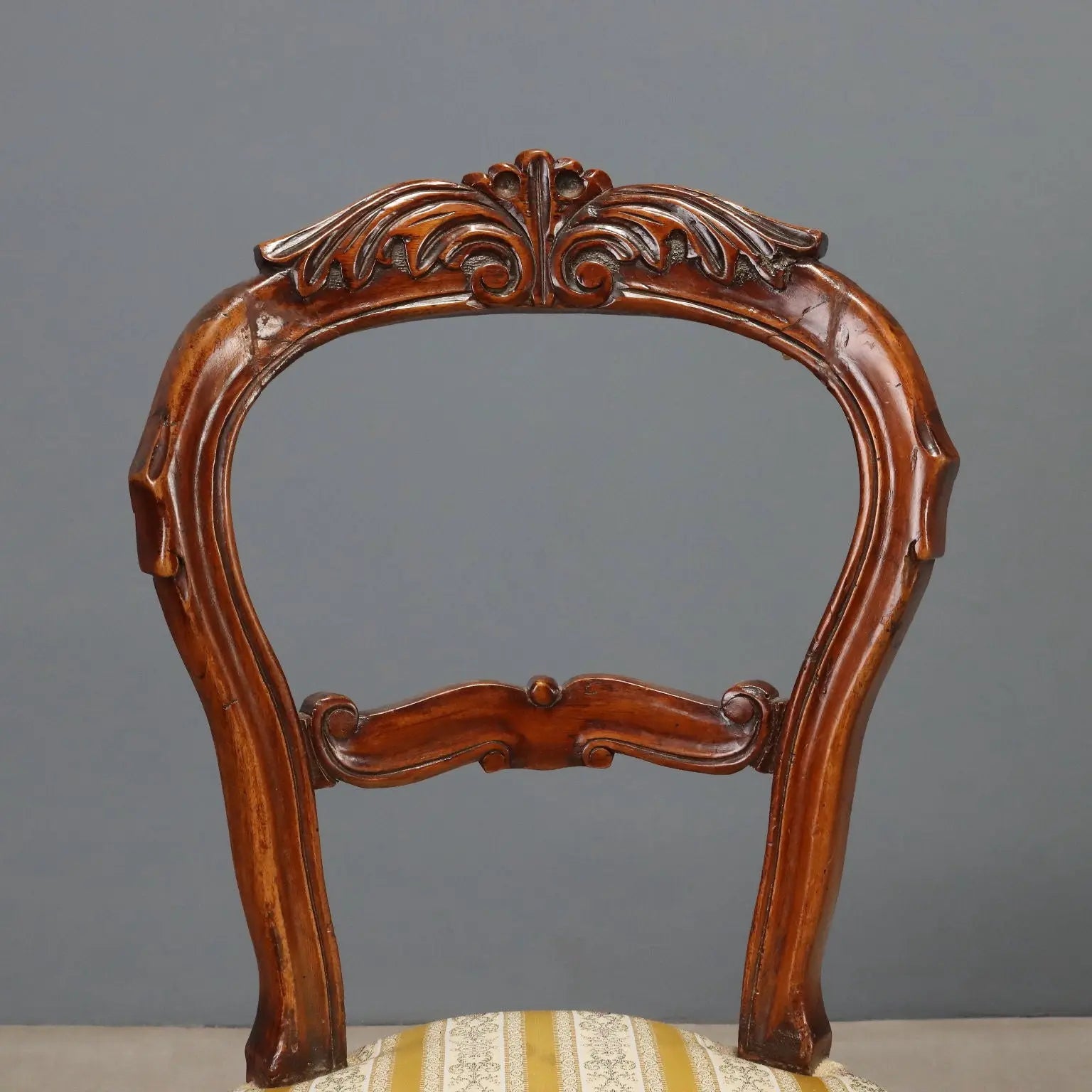 Louis Philippe Walnut Chairs - Italy 19th Century