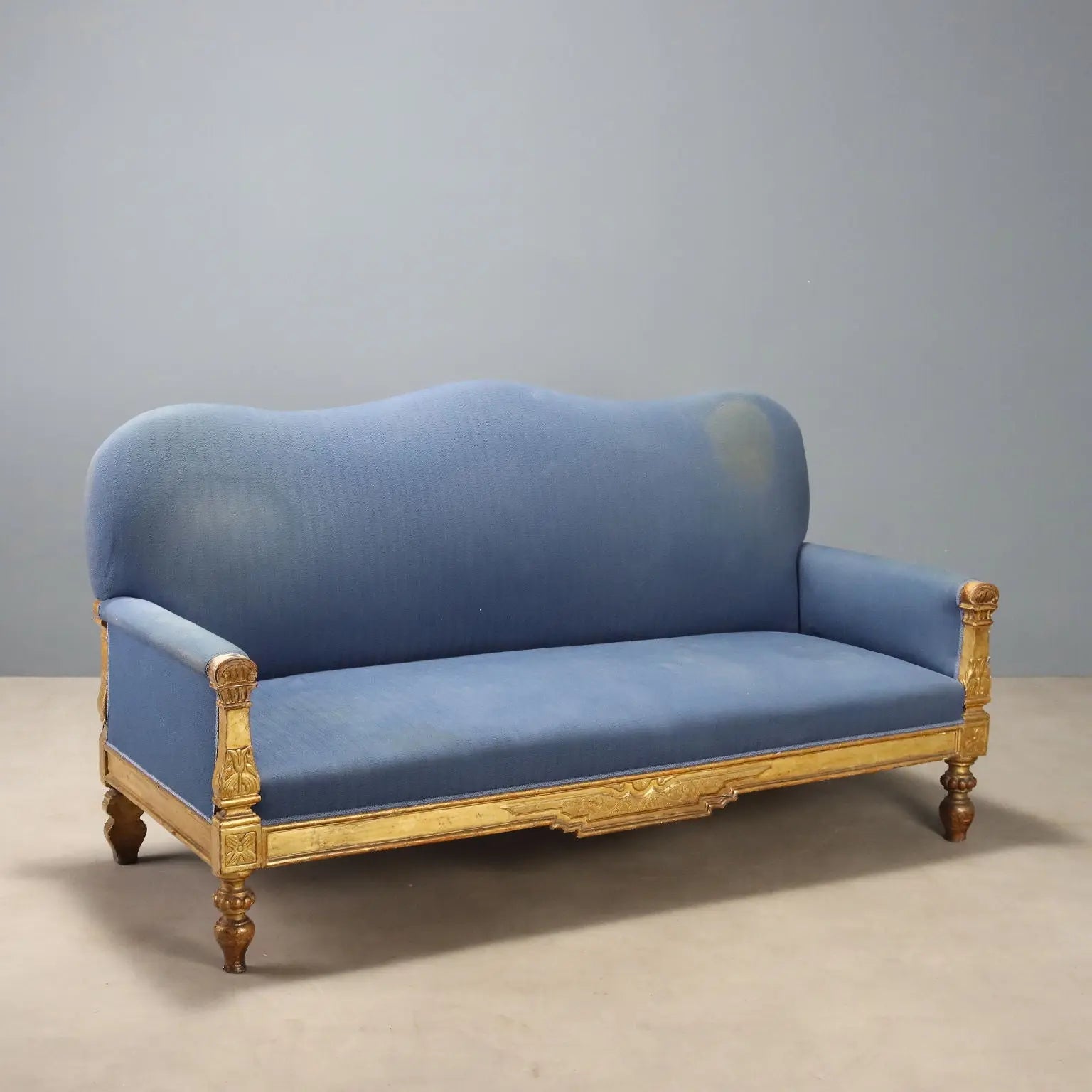 Restoration Walnut Sofa - 19th Century