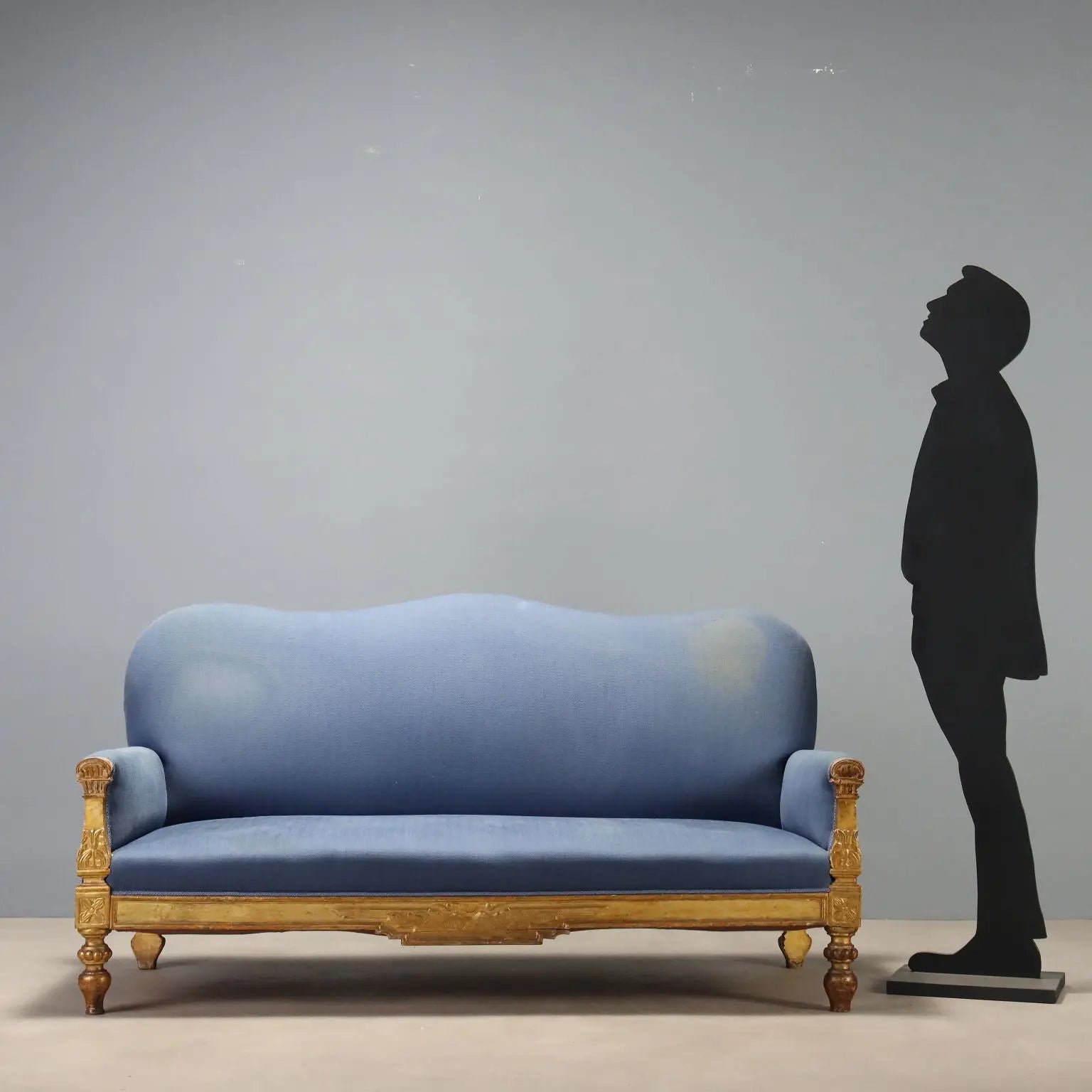 Restoration Walnut Sofa - 19th Century